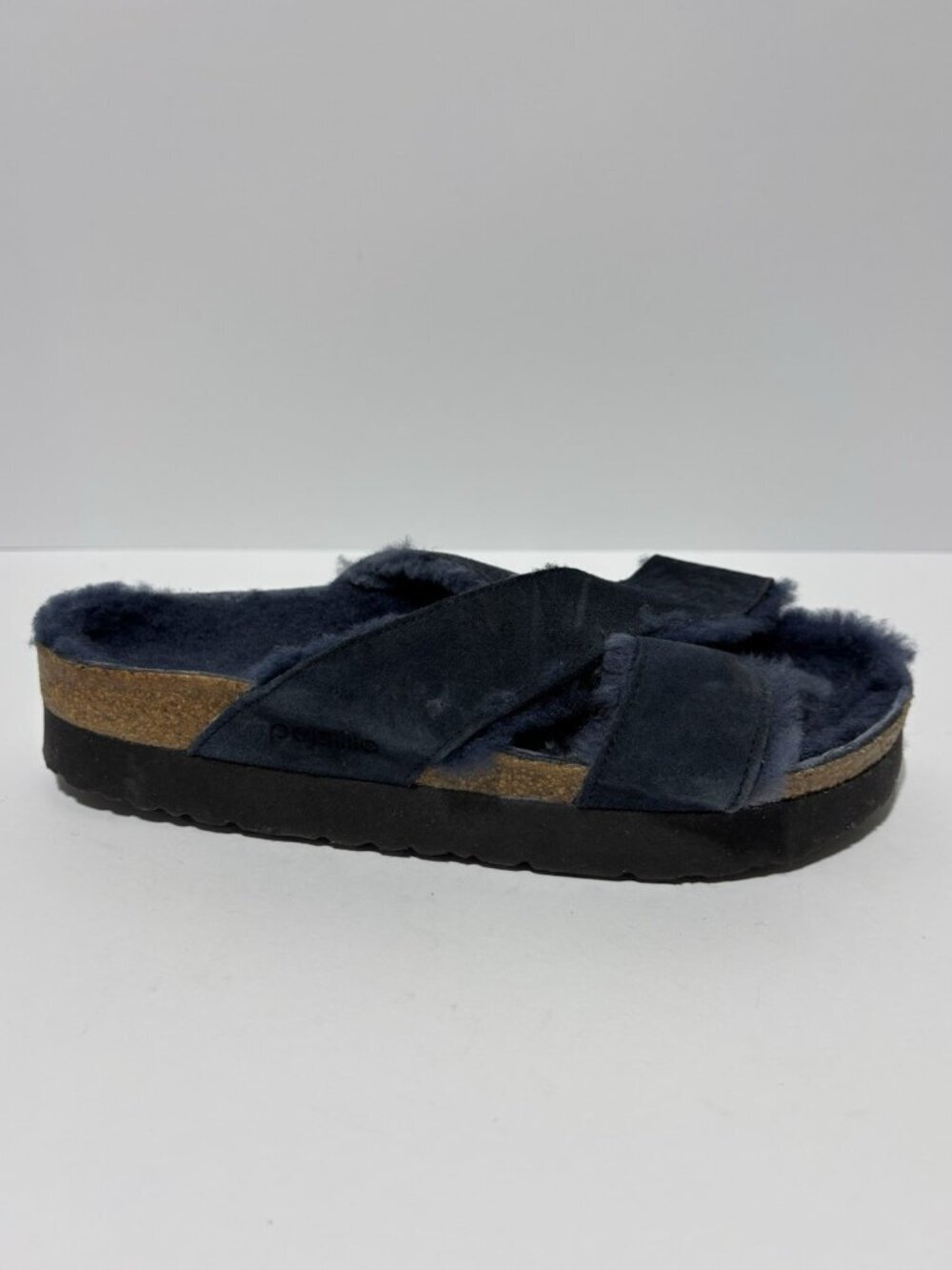 Birkenstock Papillio Women’s Daytona Blue Platform Sandals, Size US 7N, EUR 38